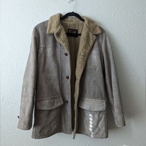 Oakbrook Sportswear Vintage 60s Suede Sherpa Rancher Jacket